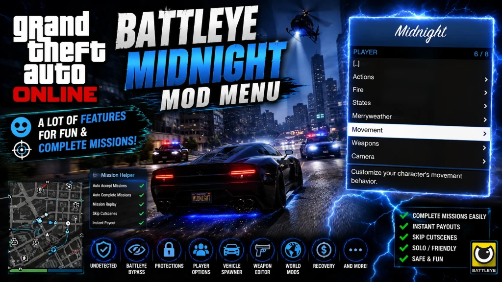 Midnight GTA V (BE, Online) video preview 1