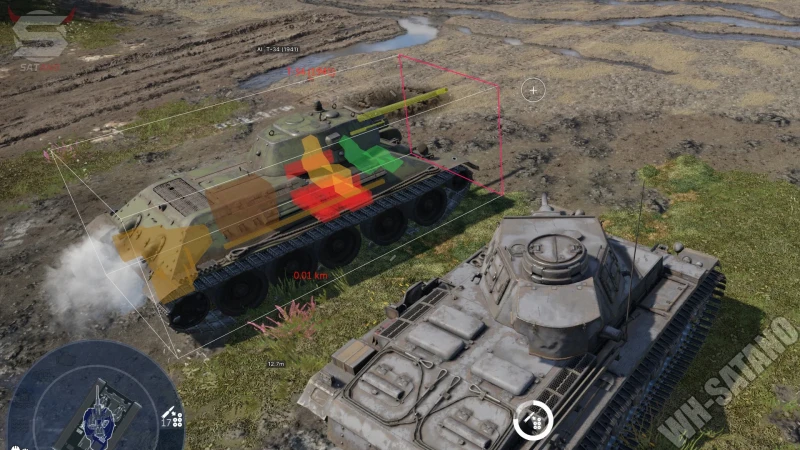 War Thunder Cheats gameplay screenshot 2 — ESP, aimbot, and hacks preview