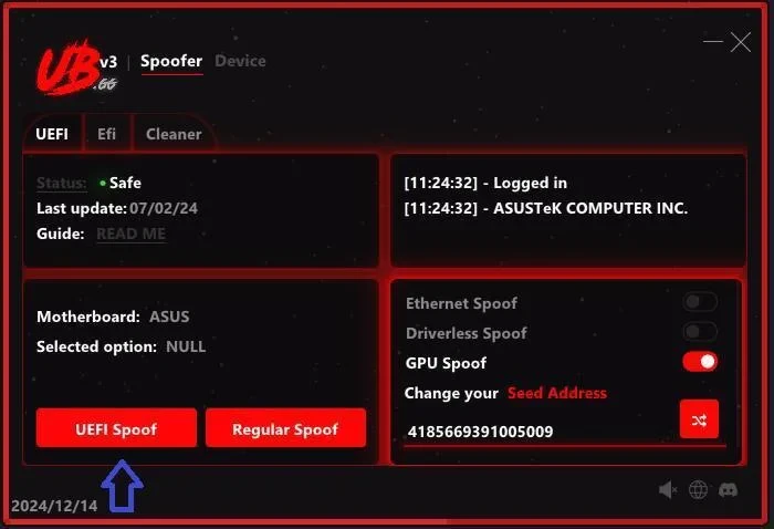 Permanent Spoofer (UB.GG) превью для фото 1