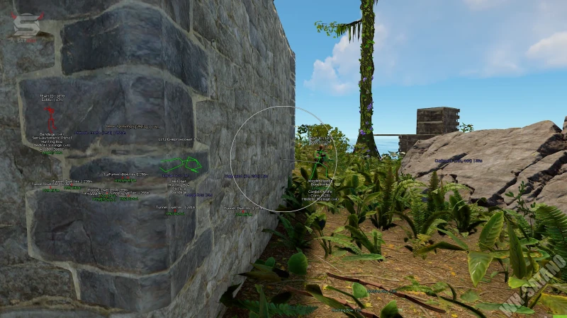 RUST Cheats gameplay screenshot 2 — ESP, aimbot, and hacks preview