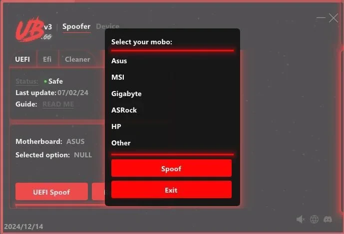 Permanent Spoofer (UB.GG) превью для фото 2